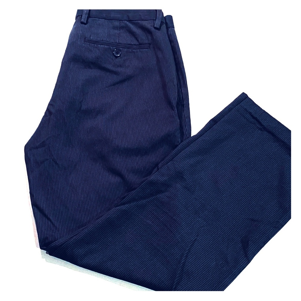 Kenneth Cole New York - Slim Pinstriped Pants